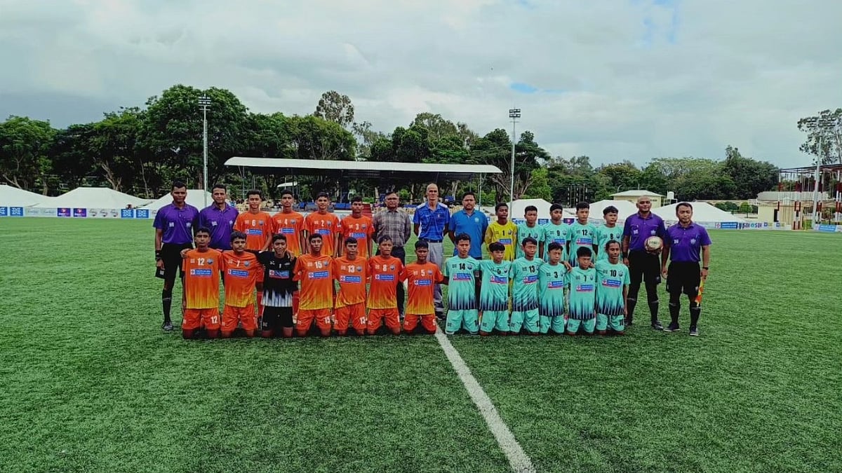 Photo: X | Subroto Cup Official : The finalists of the Subroto Cup International Football Tournament Sub-Junior Boys.